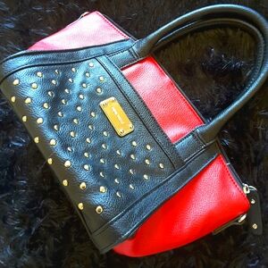 BLACK & RED NINE WEST BAG